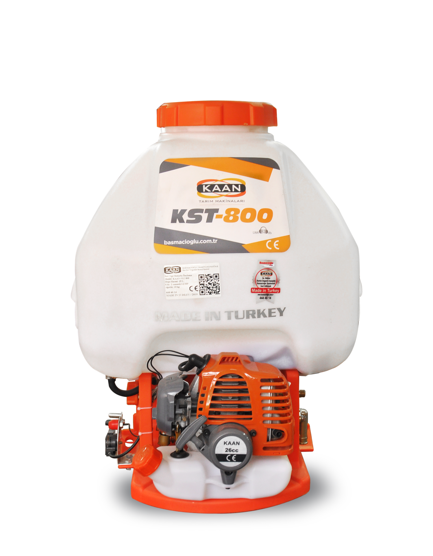 Kaan KST 800 Benzinli İlaçlama Makinası