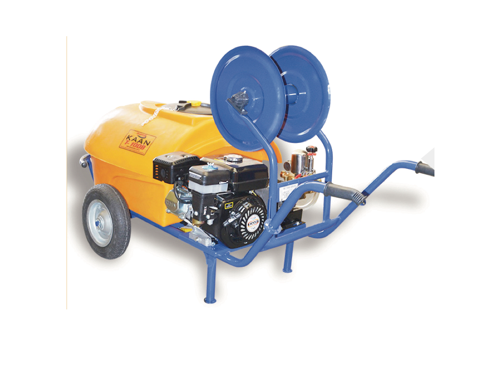 Kaan T‑100 B Benzinli İlaçlama Makinesi – 100 L Depo | 7 HP Motor | 35  Bar Basınç