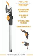 Fiskars 115012 UPX86 PowerGear Teleskopik Yüksek Dal Makası