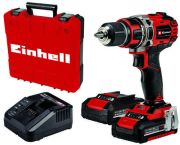 Einhell TE-CD 18/50 Li BL Kömürsüz Akülü Vidalama Matkap 2x2.0 Ah Set