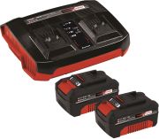 Einhell 2x 4,0Ah & Twincharger Kit Akü & Şarj Cihazı