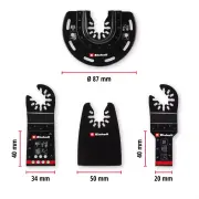 Einhell 4 Parçalı Çok Amaçlı Raspalama Seti