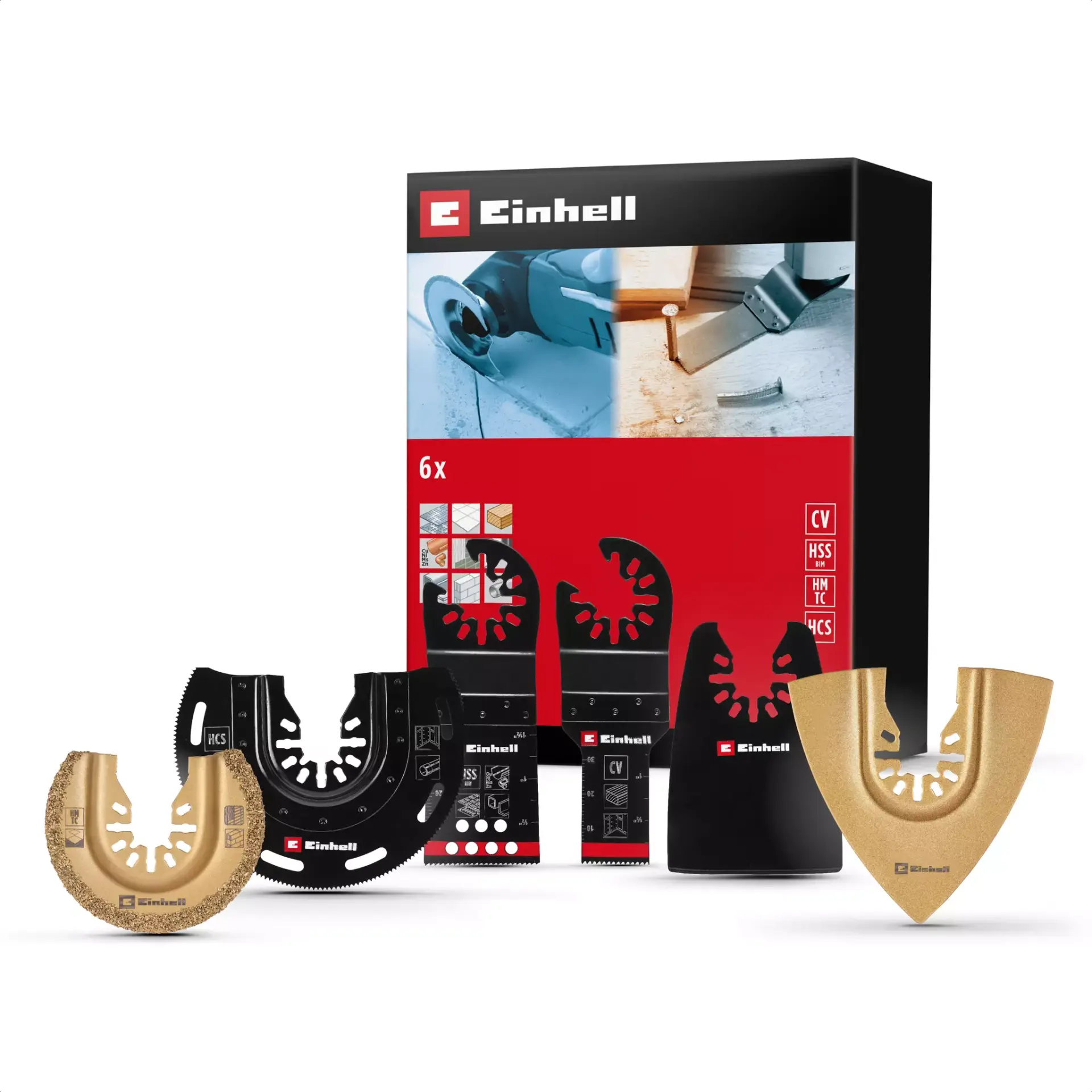 Einhell 6 Parçalı Çok Amaçlı Alet Raspalama Seti