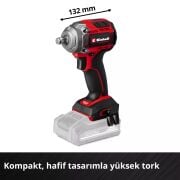 Einhell TP-CW 18/350-C Li BL - Solo Akülü Darb. Somun Sık-Kömürsüz