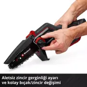 Einhell GP-PS 18/20 Li BL - Solo Akülü Dal Budama Testeresi (Kömürsüz)