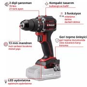 Einhell TP-CD 18/70-C Li-i BL - Solo Akülü Darbeli Vidalama