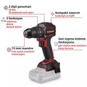 Einhell TP-CD 18/50 C Li-i BL Solo Akülü Darbeli Vidalama 18V 50Nm