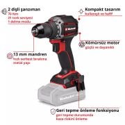 Einhell TP-CD 18/70-C Li BL - Solo Akülü Vidalama