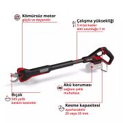 Einhell GP-LS 18/35 Li BL-Solo Akülü Budama Makası 35mm Uzatmalı