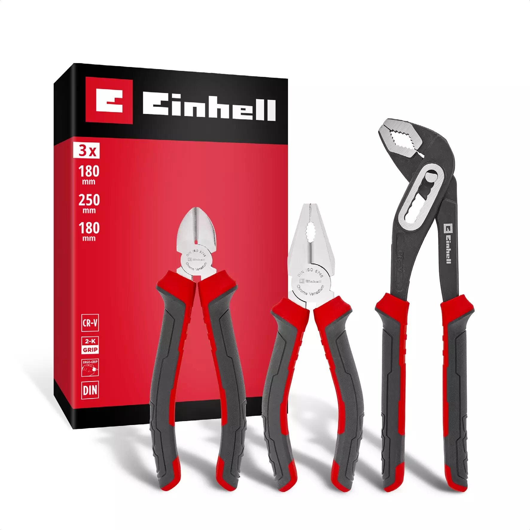 Einhell 3 Parça Pense Seti 180 / 250 mm